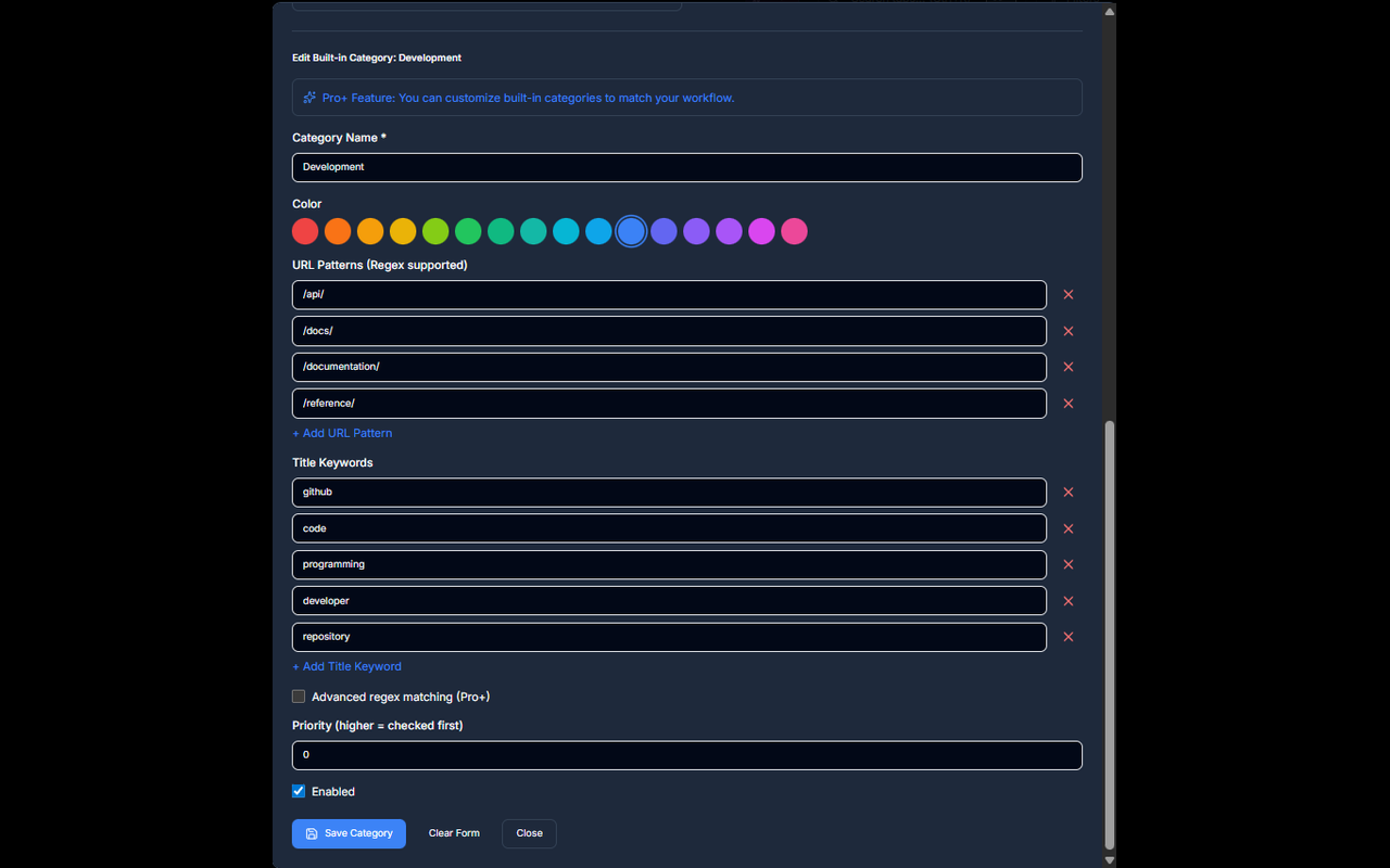 Custom Categories - Organize and find anything in seconds